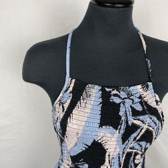 Free People Intimately Floral Blue Smocked Dress - Women’s M - Picture 7 of 13